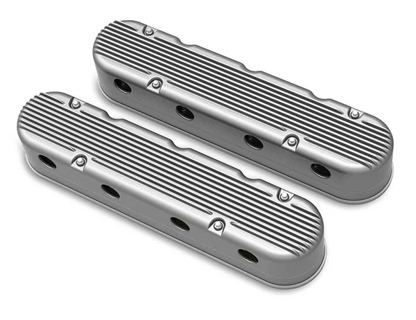 Holley Gen III/IV LS 2-Piece Vintage Finned Aluminum Valve Covers - Image 18
