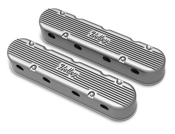 Holley Gen III/IV LS 2-Piece Vintage Holley Series Aluminum Valve Covers - Image 14