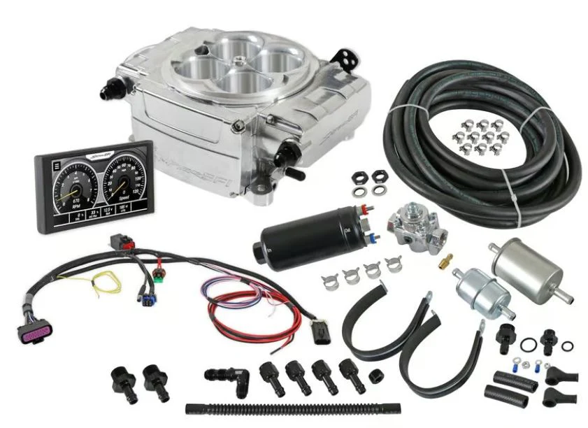 Holley Sniper 2 550-510K EFI Fuel Injection Master Kit - Shinny Finish - Image 10