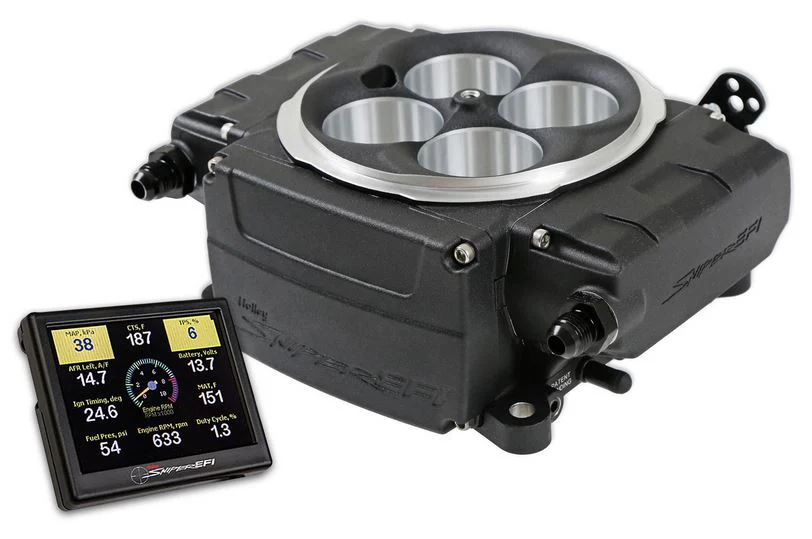 Holley Sniper 2 550-511 EFI 4 Barrel Fuel Injection Conversion - Black Finish - Image 2