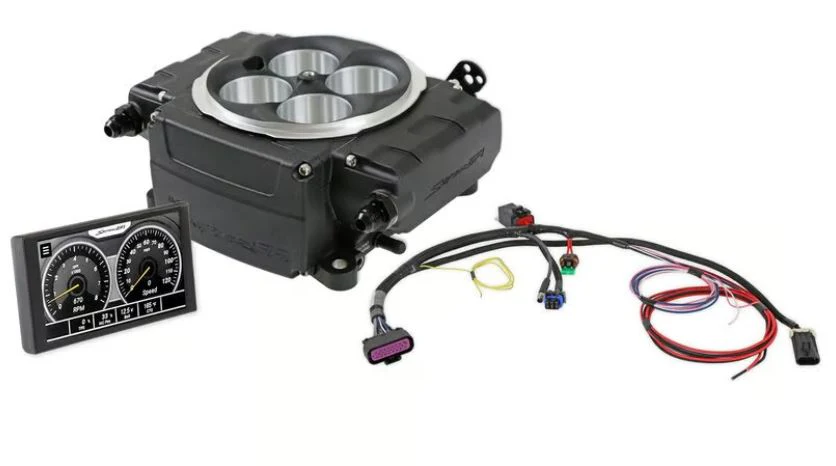Holley Sniper 2 550-511 EFI 4 Barrel Fuel Injection Conversion - Black Finish - Image 7