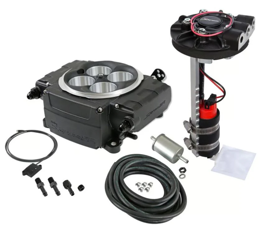 Holley Sniper 2 550-511D EFI Fuel Injection Returnless Master Kit - Black Finish - Image 4