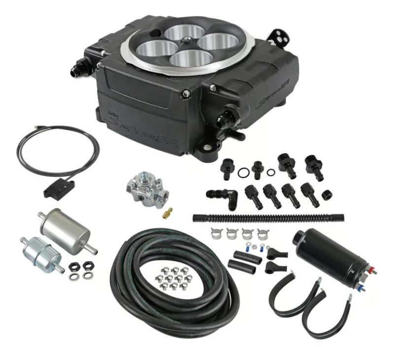 Holley Sniper 2 550-511K EFI Fuel Injection Master Kit - Black Finish - Image 7