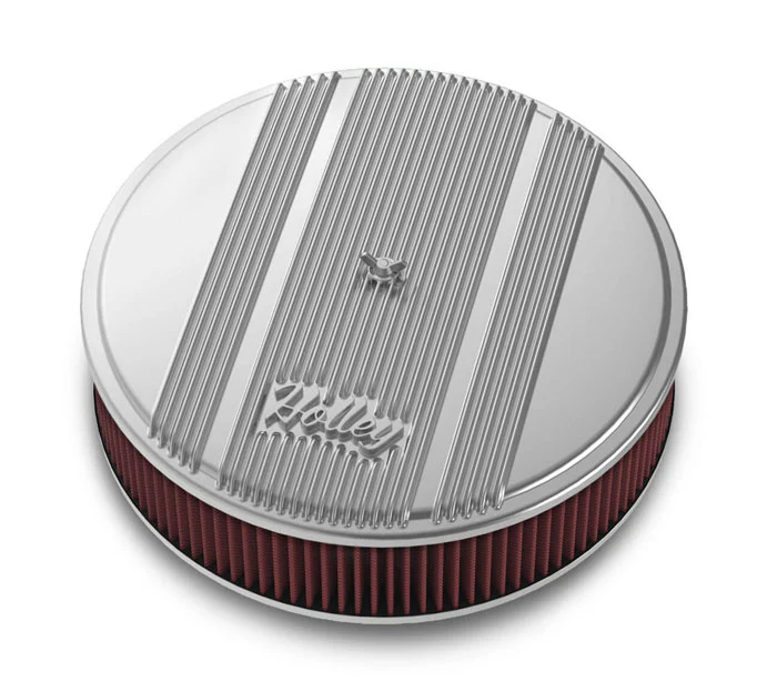 Holley Vintage Series 14" Finned Air Cleaner Assembly - Image 3