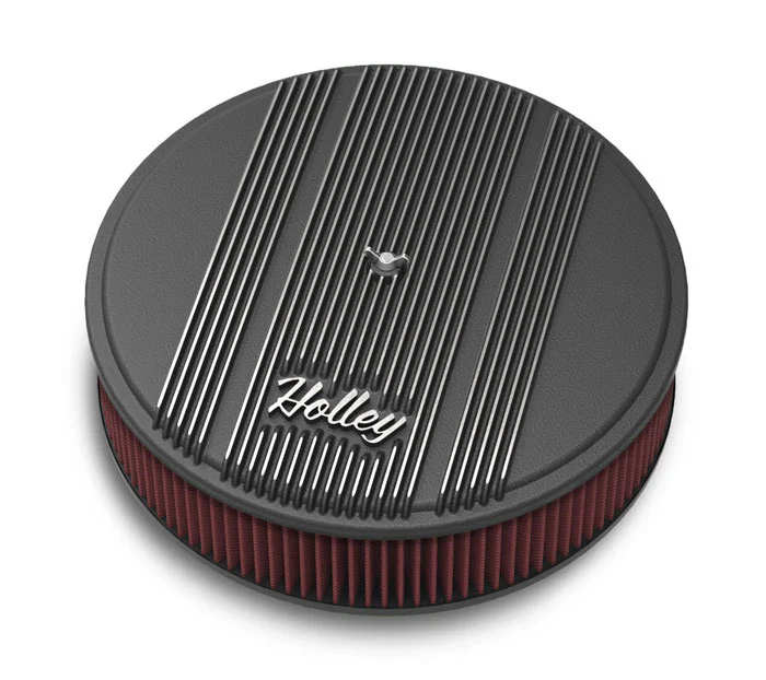 Holley Vintage Series 14" Finned Air Cleaner Assembly - Image 5