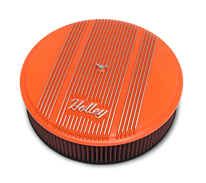 Holley Vintage Series 14" Finned Air Cleaner Assembly - Image 7