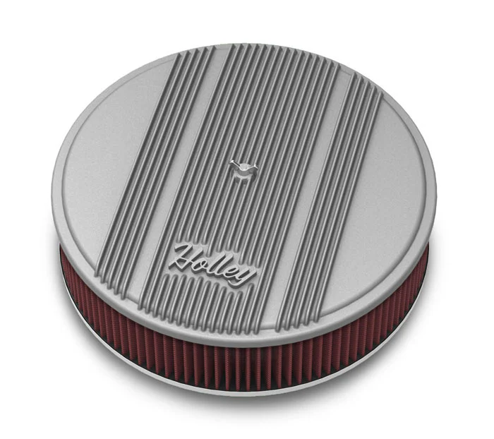 Holley Vintage Series 14" Finned Air Cleaner Assembly - Image 9