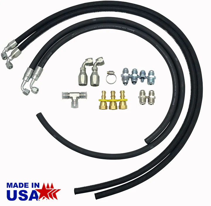 Hydropower Hose Hook Up Kit with Fittings, Rubber - Image 3