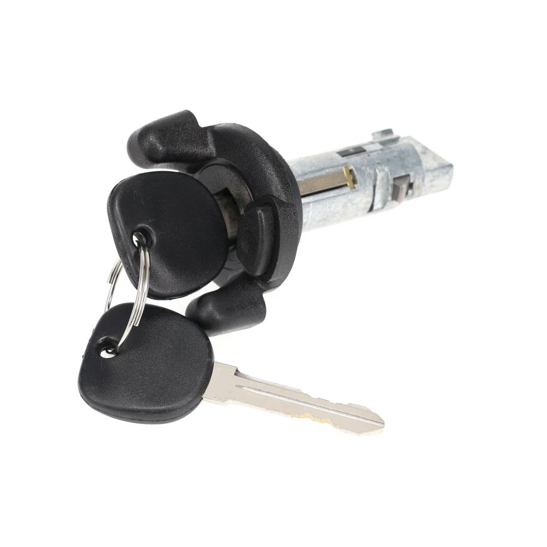 Ignition Lock Cylinder with Keys - Manual - Black - 98-00 Chevy GMC C/K OBS Truck Tahoe Yukon Suburban - Image 2