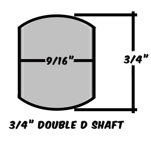 Intermediate Steering Shaft, 3/4"DD X 18" long - Image 3