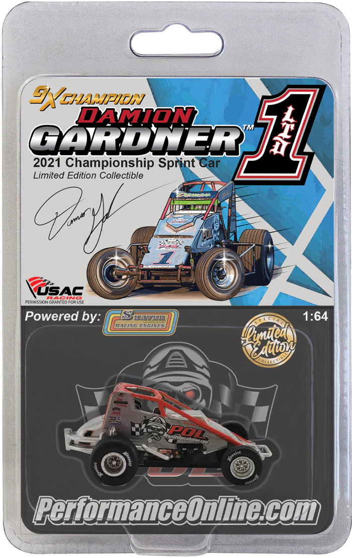 Limited Edition Die Cast POL Damion Gardner 2021 Championship Sprint Car - 1:64 Scale - Image 8