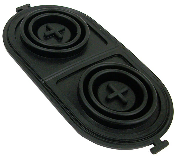 Master Cylinder Lid Gasket, GM Disc Brake Type, Dual Reservoir - Image 2