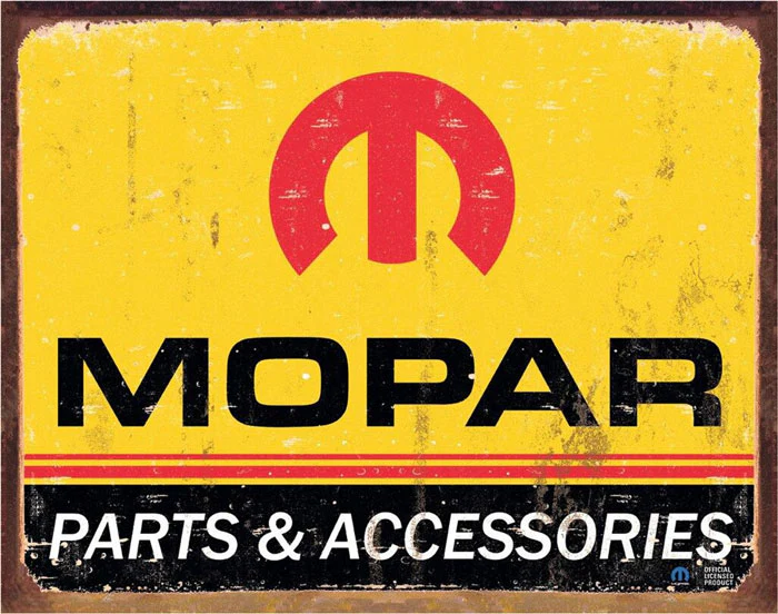 Mopar Parts and Accessories Metal Sign - Image 2