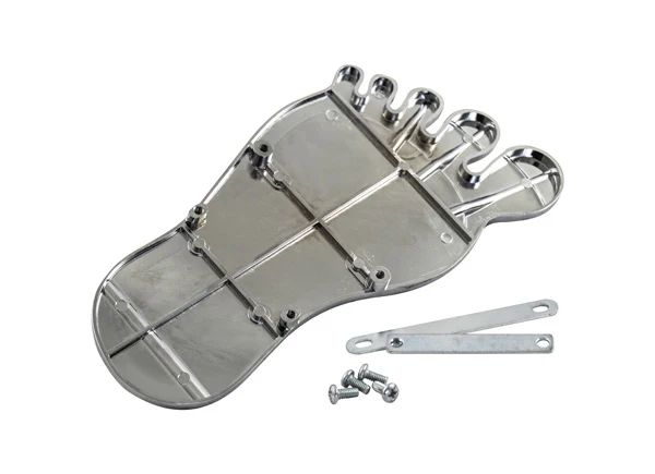Mr Gasket Foot Print Gas Pedal, Chrome and Black - Image 3