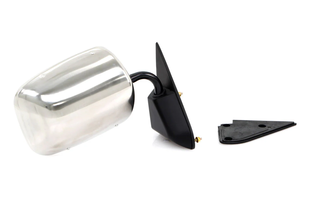 Outside Door Mirror - Stainless Below Eyeline - RH - 88-98 Chevy GMC C/K Pickup Truck SUV - Image 2