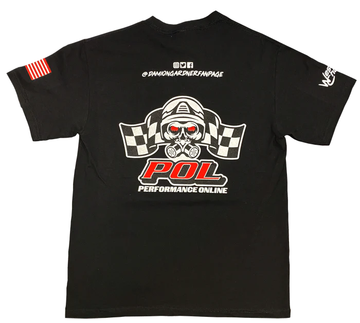 Performance Online POL / Damion Gardner USAC Race Team T-Shirt - Limited Edition - Image 4