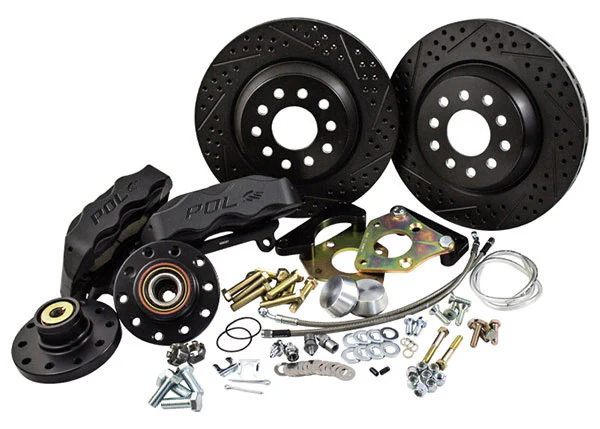 1965-69 Ford Mustang 13" BLACKOUT Track 4 Disc Brake Conversion by Baer - Image 3