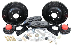 70-81 GM F Body, 73-77 A Body and 75-79 Nova 13" BLACKOUT Track 4, Disc Brake Conversion by Baer