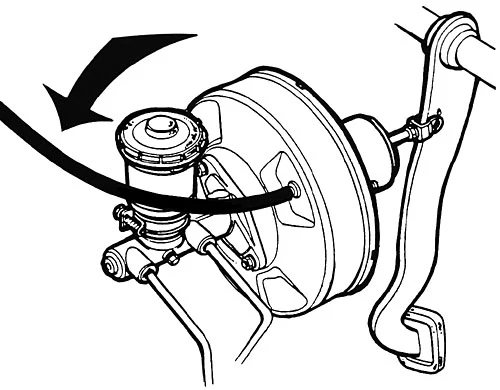 Power Brake Booster Vacuum Hose, Rubber - Image 2