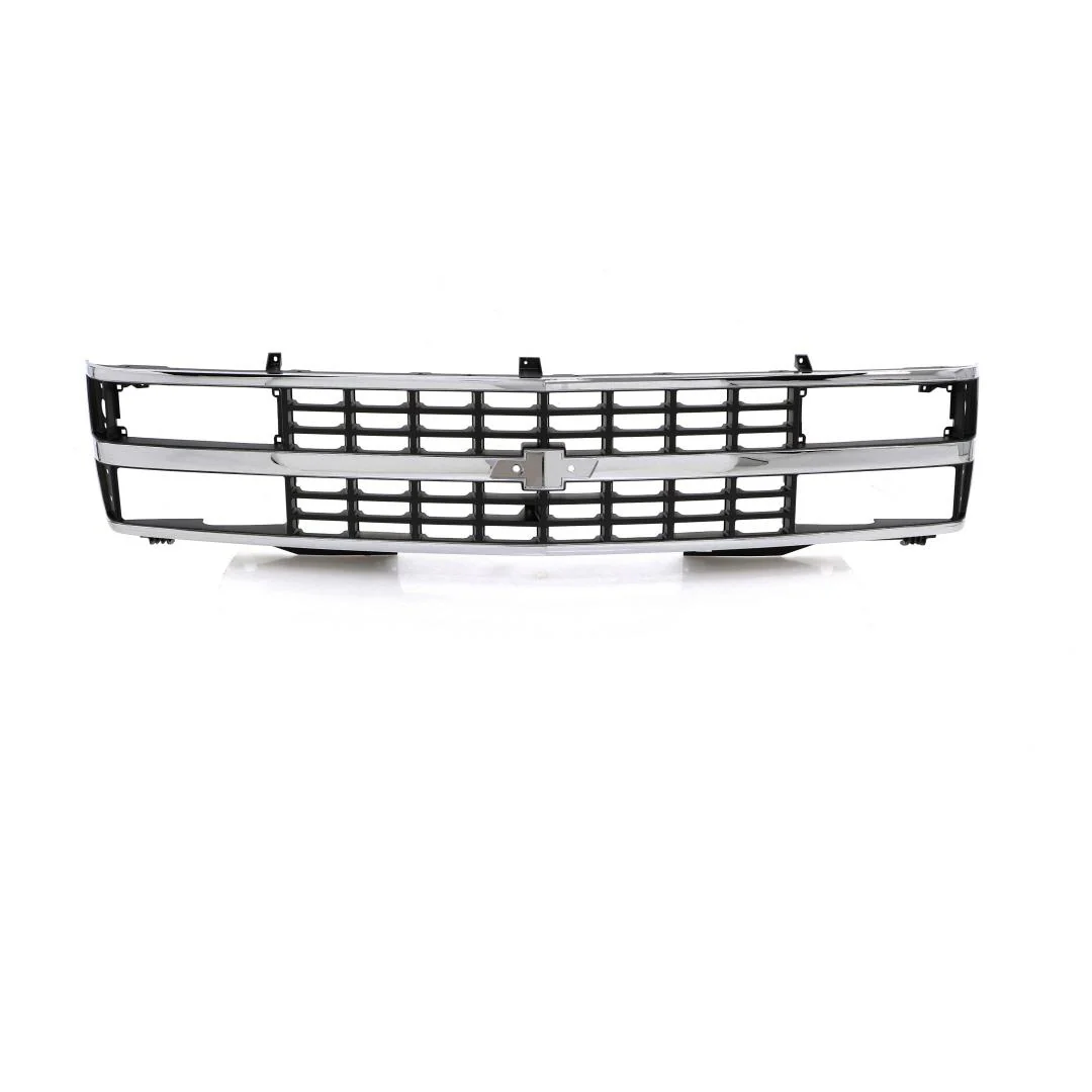 1988-93 Chevy CK OBS Truck SUV Premium Grille Shell - Chrome Black - Dual Headlight - Image 2