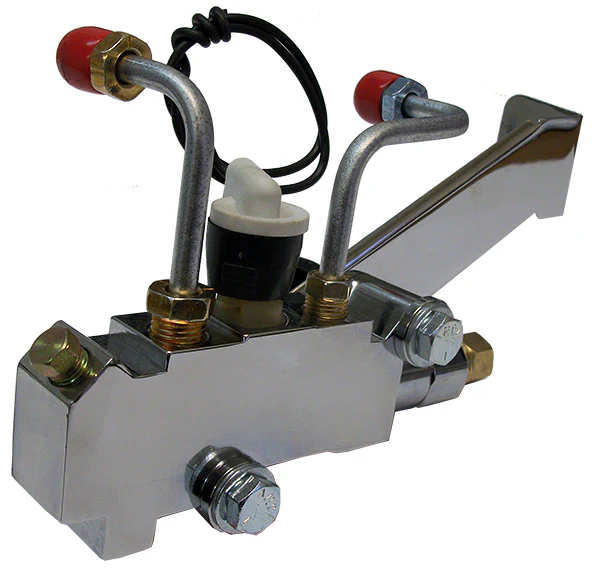 Proportioning Valve Kit, Side Mount, GM Master Cylinder, AC Delco Type, CHROME - Image 3