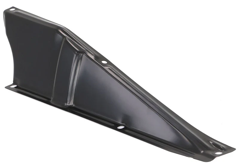 1960-66 Chevy & GMC Truck Radiator Core Support Upper Baffle, Black EDP - Image 3