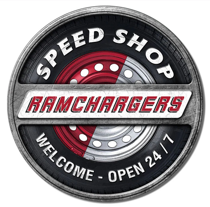 Ramchargers Speed Shop Aluminum Sign - Image 2