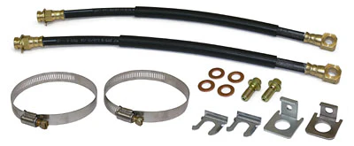 Rear Disc Brake Hoses and Mounting Kit, Rubber - Image 2