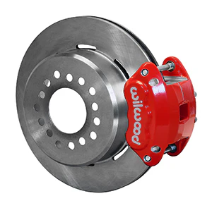 Red Calipers 12.19-inch Rotors Undrilled Rotors - Image 2