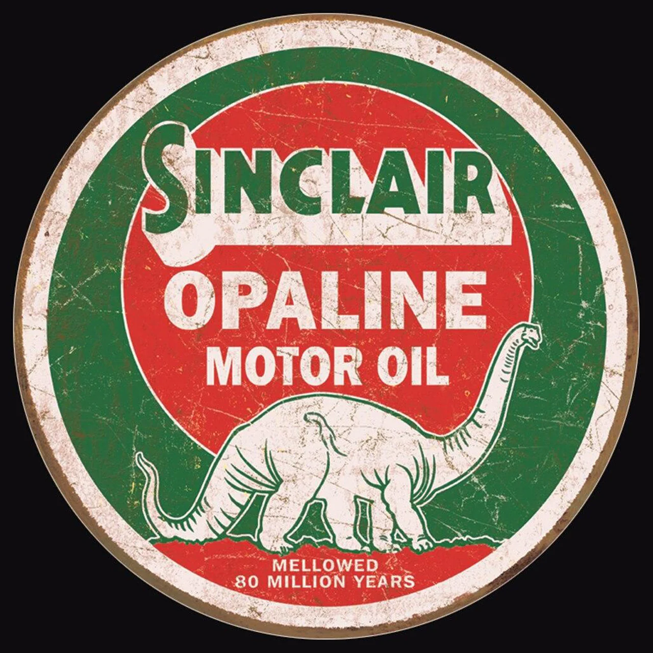 Sinclair Opaline Motor Oil Aluminum Sign - Image 3