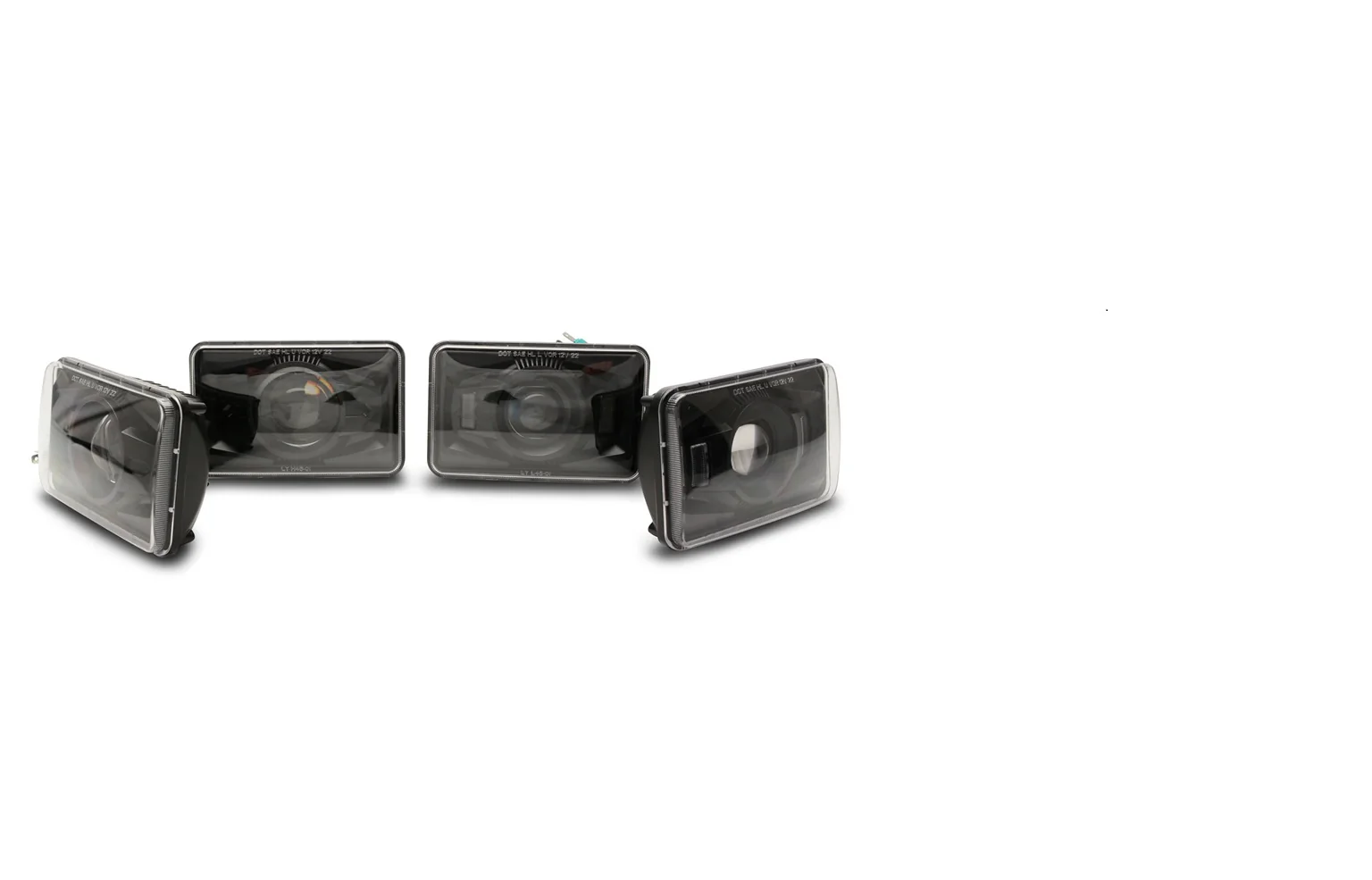 Size: 4x6" Built-in Canbus Anti Flicker Double Lens, High Beam Sold as Set (2 High beam, 2 low beam) - Image 2
