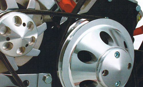 SMALL BLOCK CHEVY FAN PULLEY NOSE - Image 3