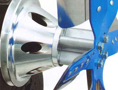 SMALL BLOCK CHEVY SHORT WATER PUMP PULLEY, ALUMINUM SINGLE GROOVE - Image 3