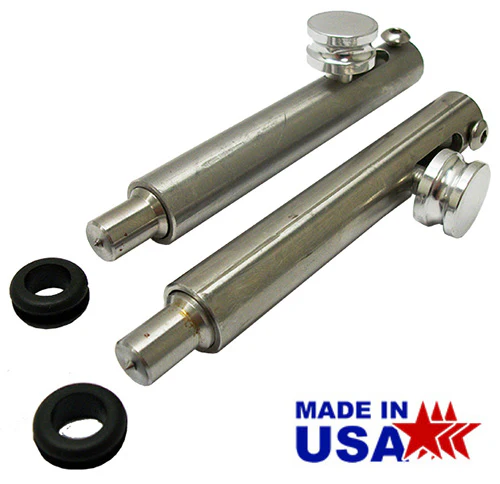 Stealth Tail Gate Latches, Hidden Type, 1947-87 Chevy, GMC Truck Stepside, Stainless Steel - Image 4