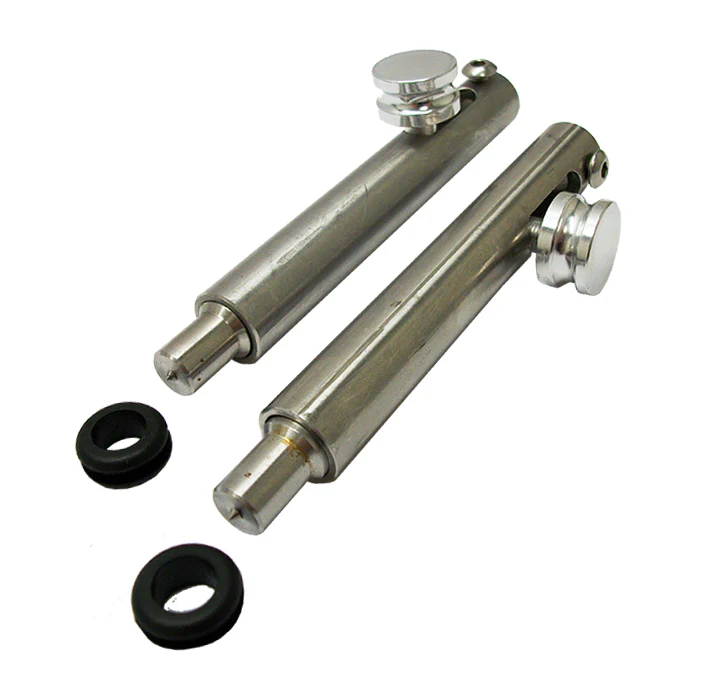 Stealth Tail Gate Latches, Hidden Type, 1947-87 Chevy, GMC Truck Stepside, Zinc Plated - Image 2
