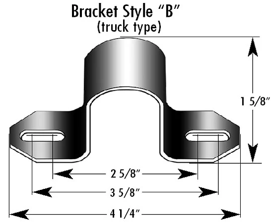 Sway Bar Frame Bushing Set, Poly Urethane, Truck Type - Image 3