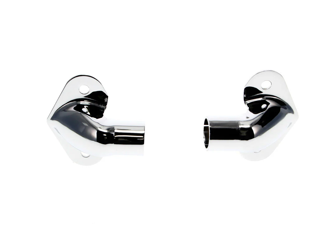 Tail Gate Hinges, 1941-53 Chevy & GMC Stepside, Chrome,  Pair - Image 2