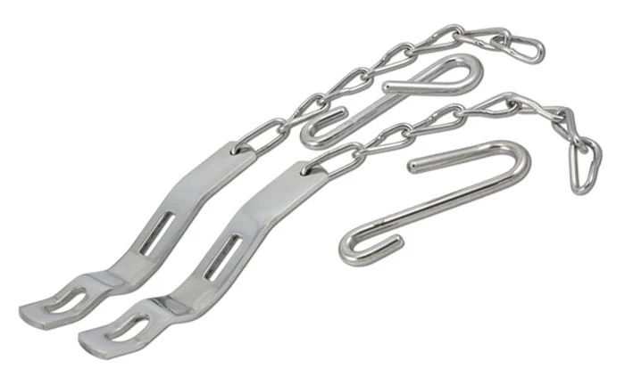 Tailgate Chains, 1958-66 Chevy / GMC Fleetside, Pair - Image 3