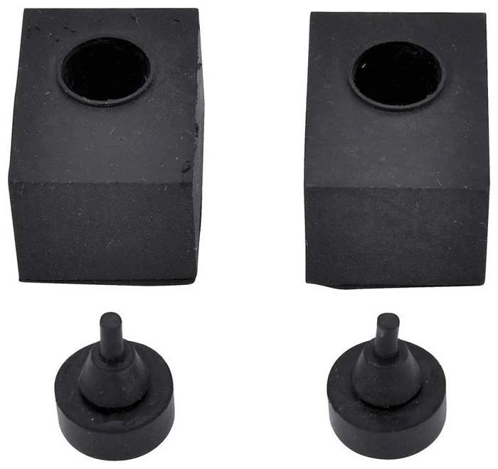 Tailgate Rubber Bumper Set, 1967-72 Chevy & GMC Fleetside - Image 2
