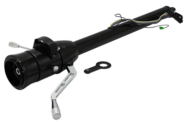 Tilt Steering Column, Black Powder Coated, Column Shift - Image 5