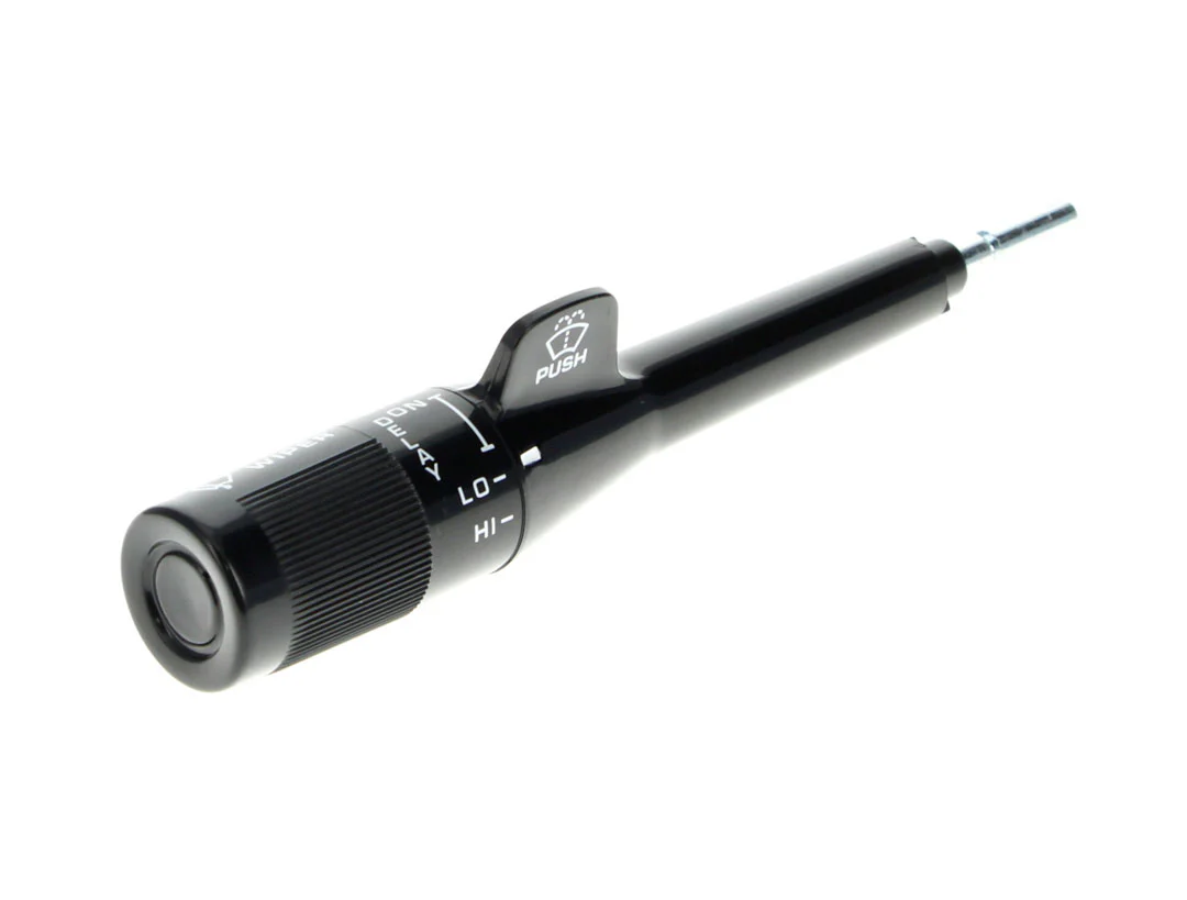 Turn Signal Lever - w/o Cruise w/ Intermittent Wipers - Black - 82-96 GM Car & Truck - Image 2