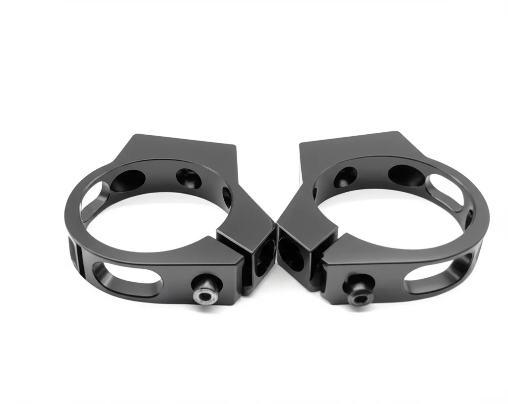 Vapor Trapper, Billet Clamp, 2.5 inch, Black, 2-pack - Image 2
