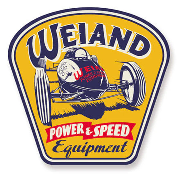 Weiand Power & Speed Metal Sign - Image 3