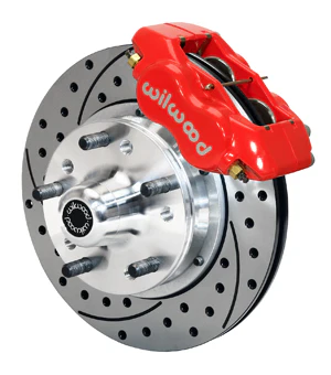 Wilwood, 11" Drilled and Slotted Rotor, Red Caliper - Image 2