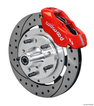 Wilwood 12" Drilled Rotors And 4 Piston Red Calipers - Image 2