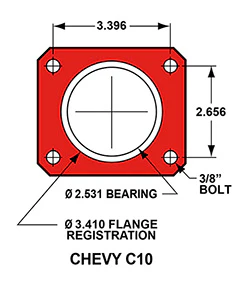 1967-72 Chevy C10 /GMC C15 Rear Wilwood Disc Brake Conversion with Parking Brake - Image 3